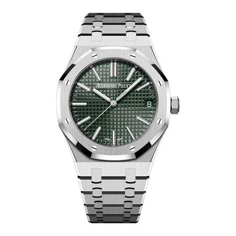 Audemars Piguet Royal Oak with Green Dials.